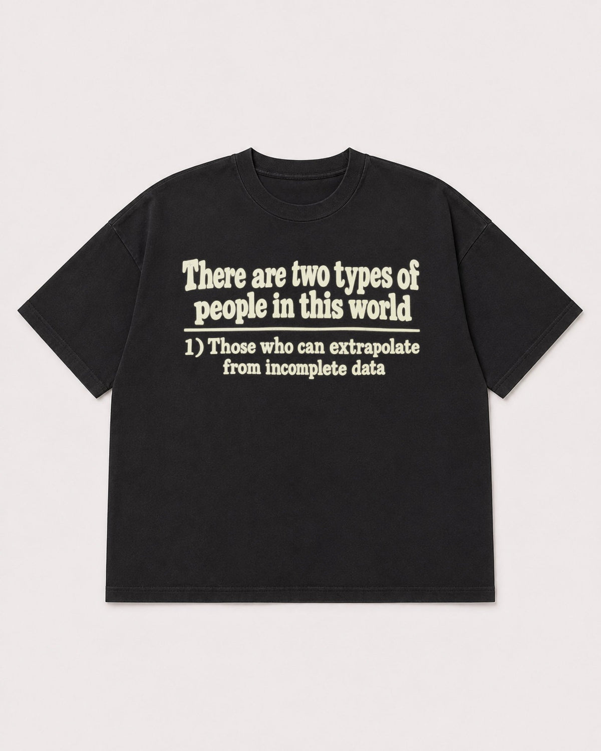 Mockup Boxy Heavyweight Tee Black product