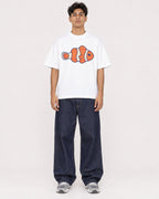Mockup Boxy Heavyweight Tee White male full-body 16