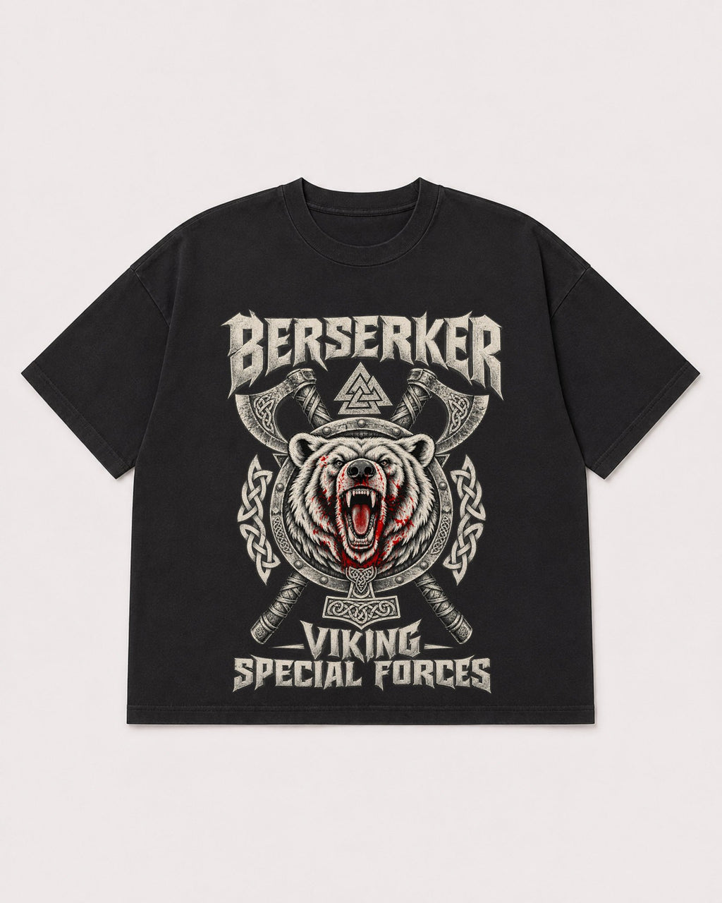Mockup Boxy Heavyweight Tee Black product