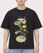 Mockup Boxy Heavyweight Tee Black male close-up 01