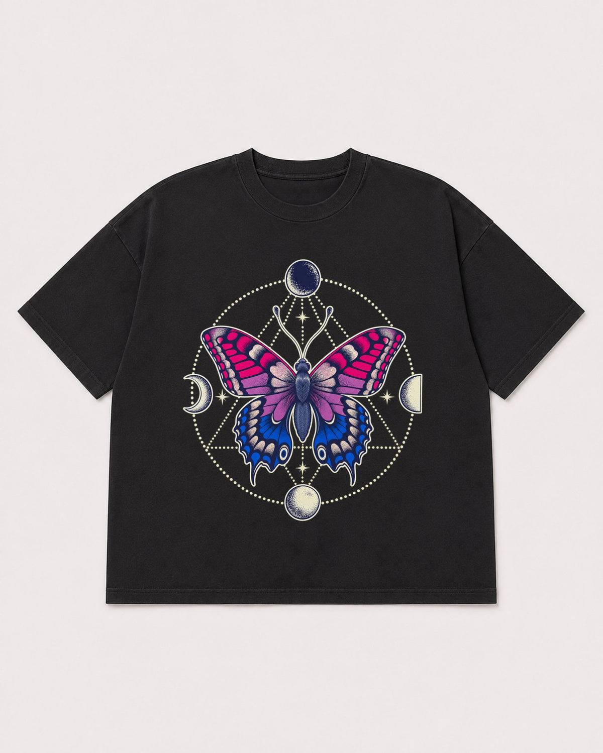 Mockup Boxy Heavyweight Tee Black product