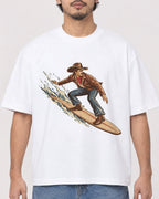 Mockup Boxy Heavyweight Tee White male close-up 02