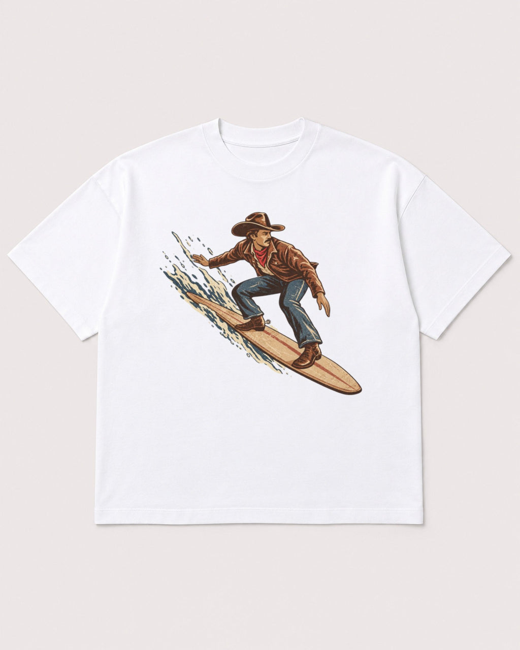 Mockup Boxy Heavyweight Tee White product