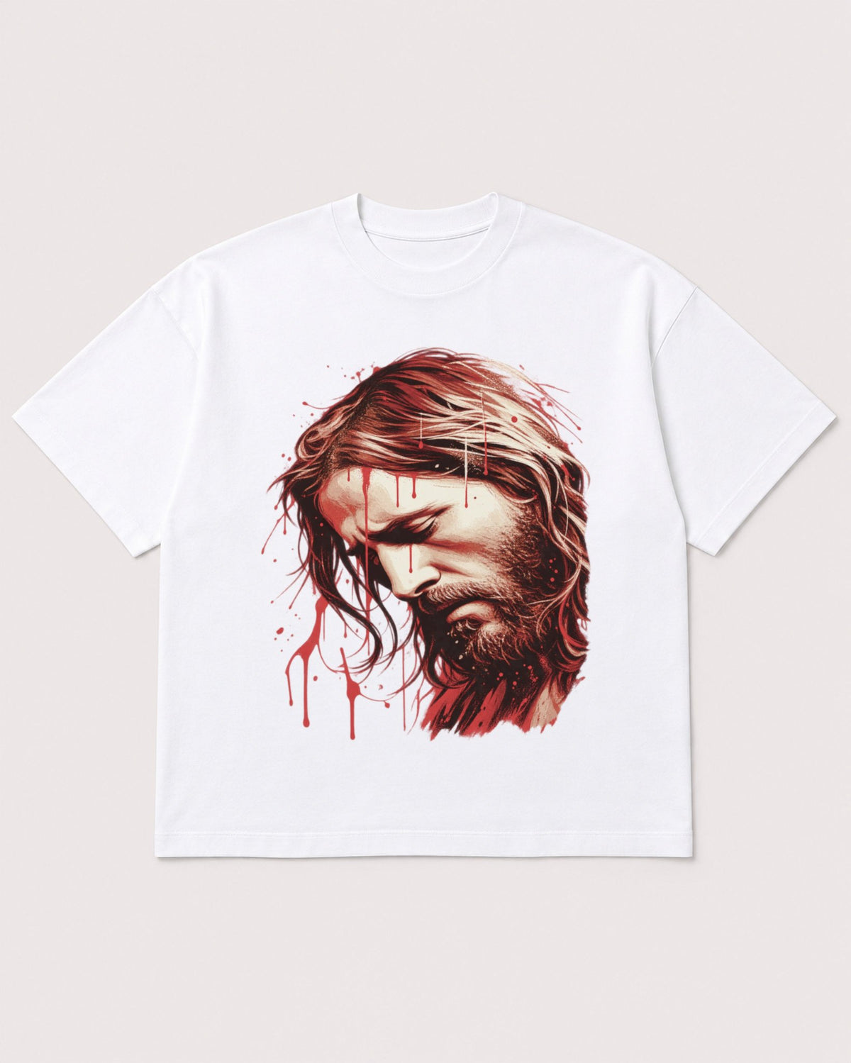Mockup Boxy Heavyweight Tee White product