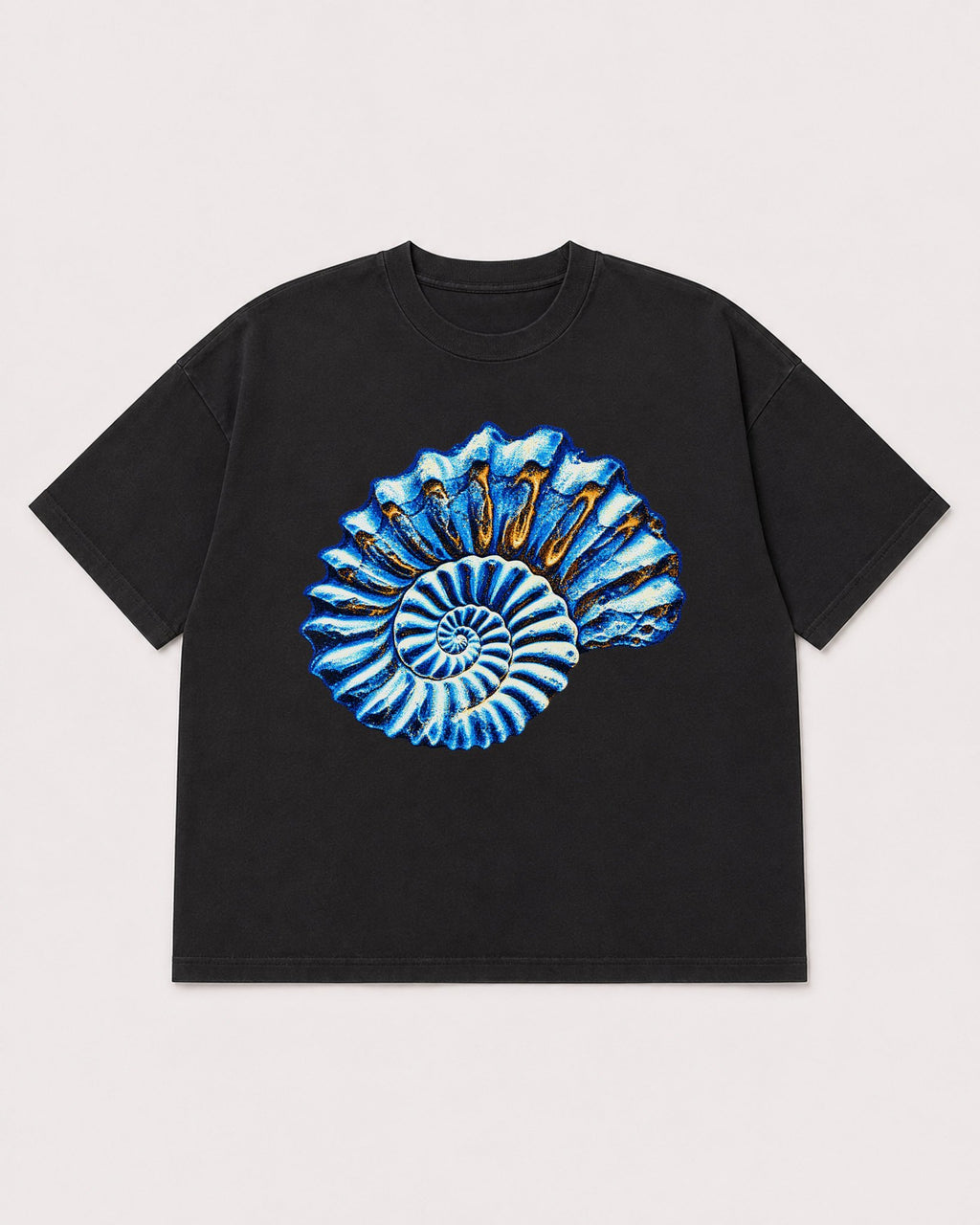 Mockup Boxy Heavyweight Tee Black product