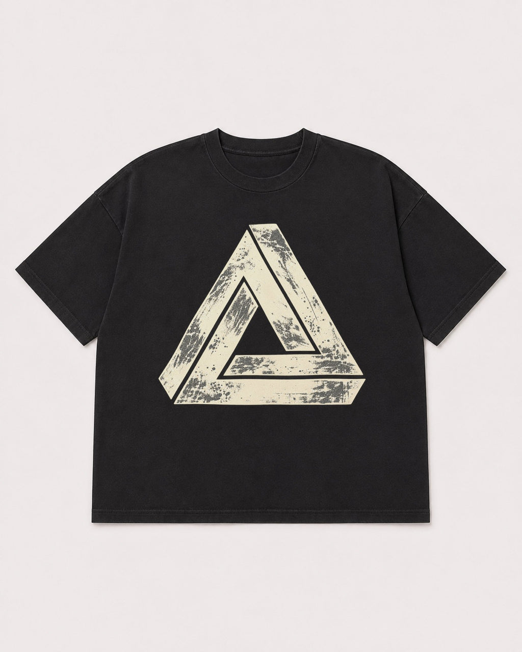 Mockup Boxy Heavyweight Tee Black product