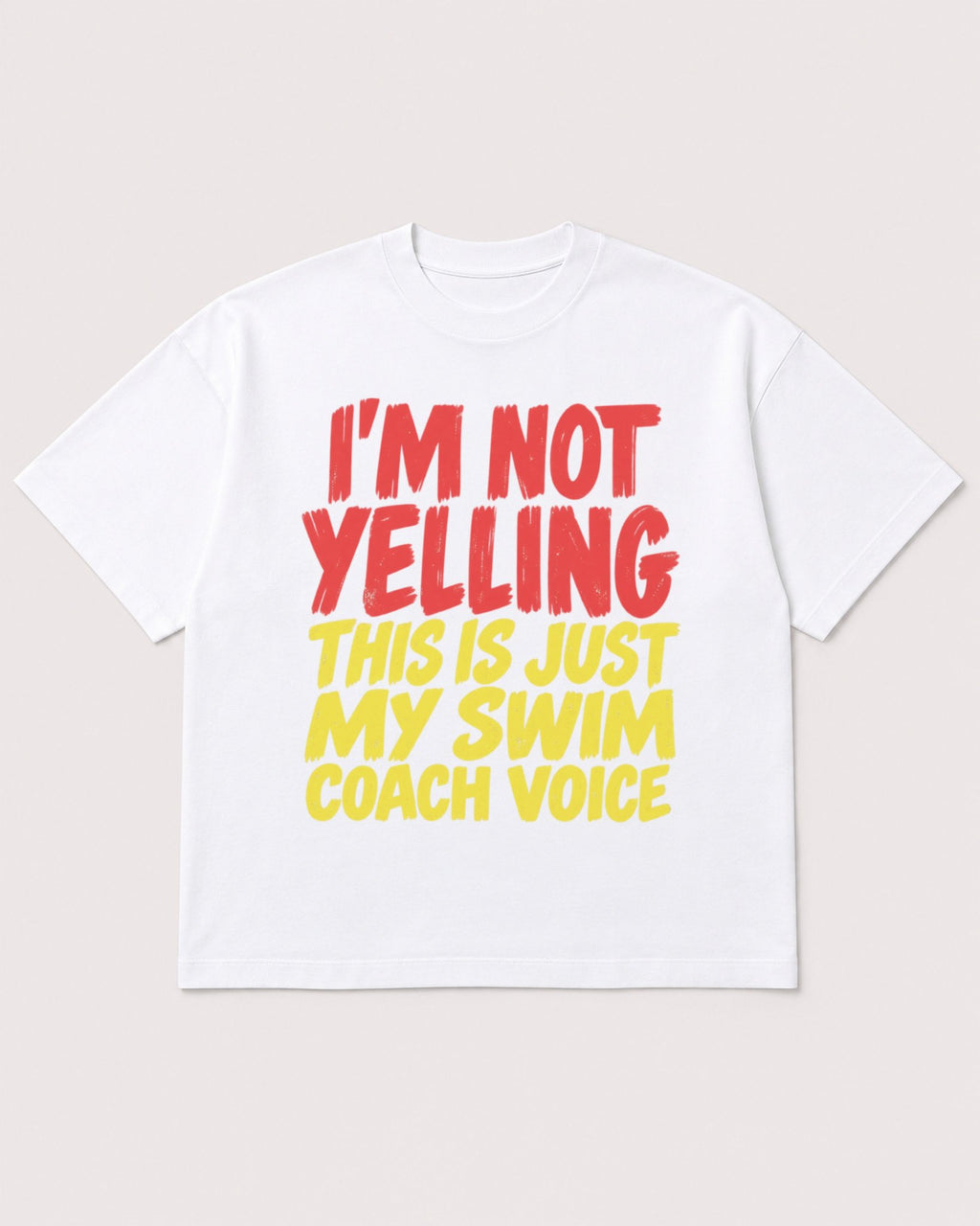 Mockup Boxy Heavyweight Tee White product