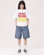 Mockup Boxy Heavyweight Tee White female full-body 01