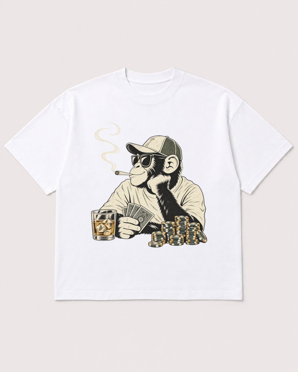 Mockup Boxy Heavyweight Tee White product