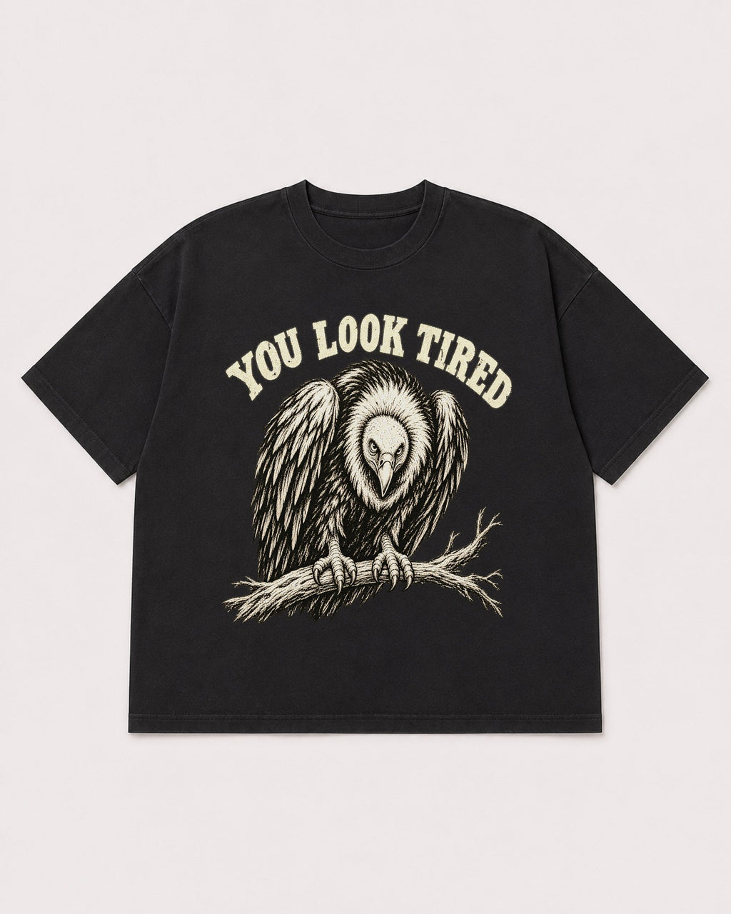 Mockup Boxy Heavyweight Tee Black product