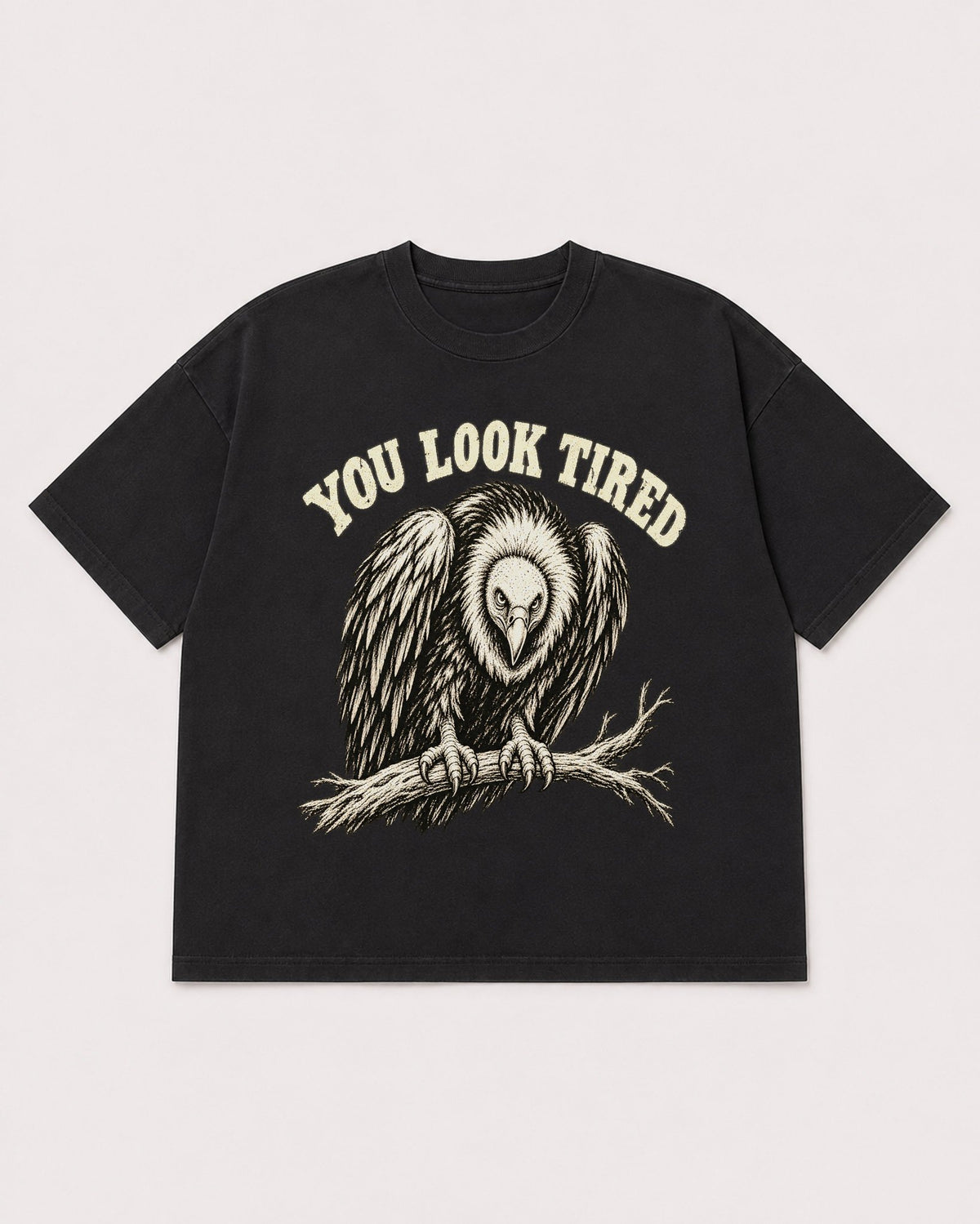 Mockup Boxy Heavyweight Tee Black product