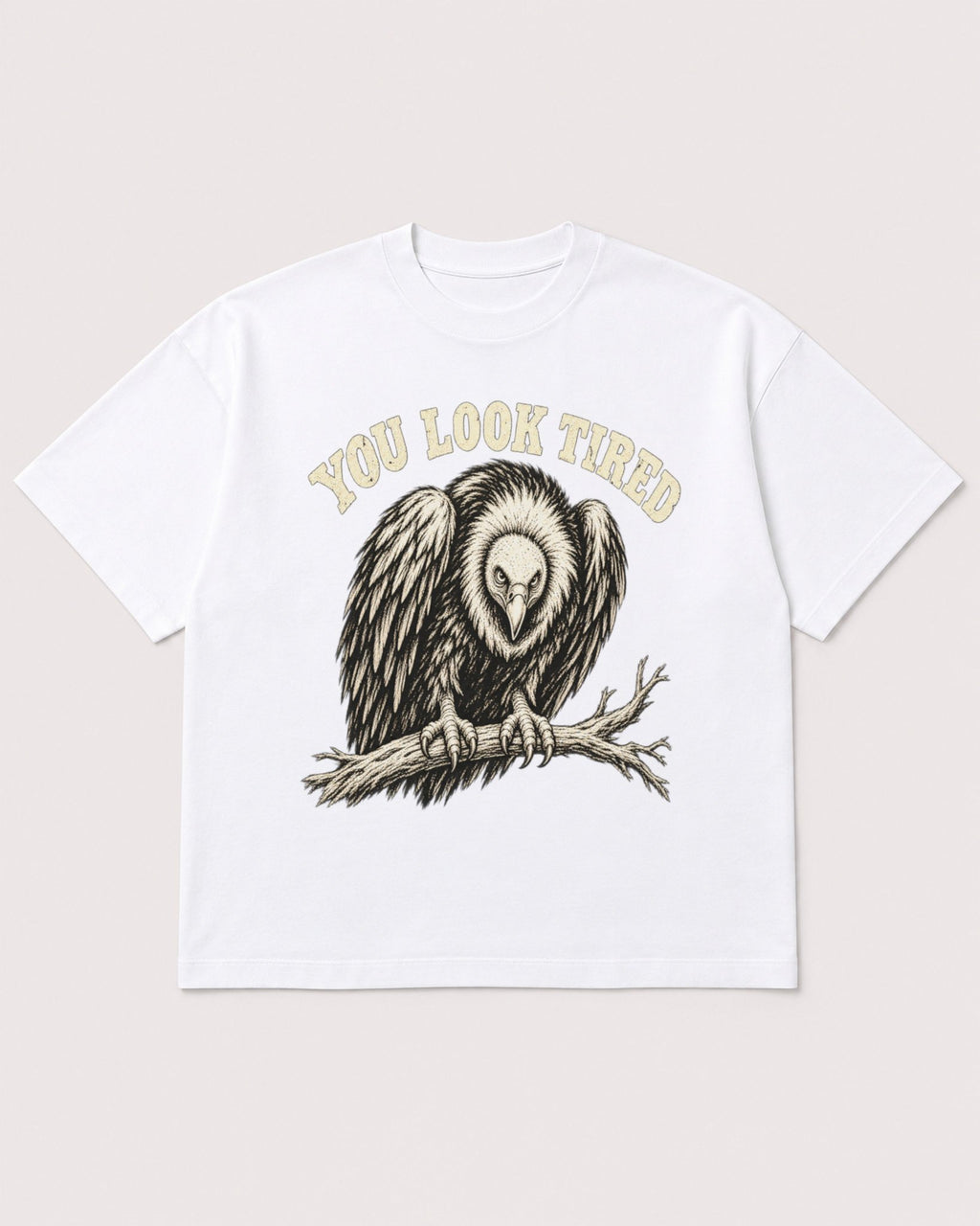 Mockup Boxy Heavyweight Tee White product