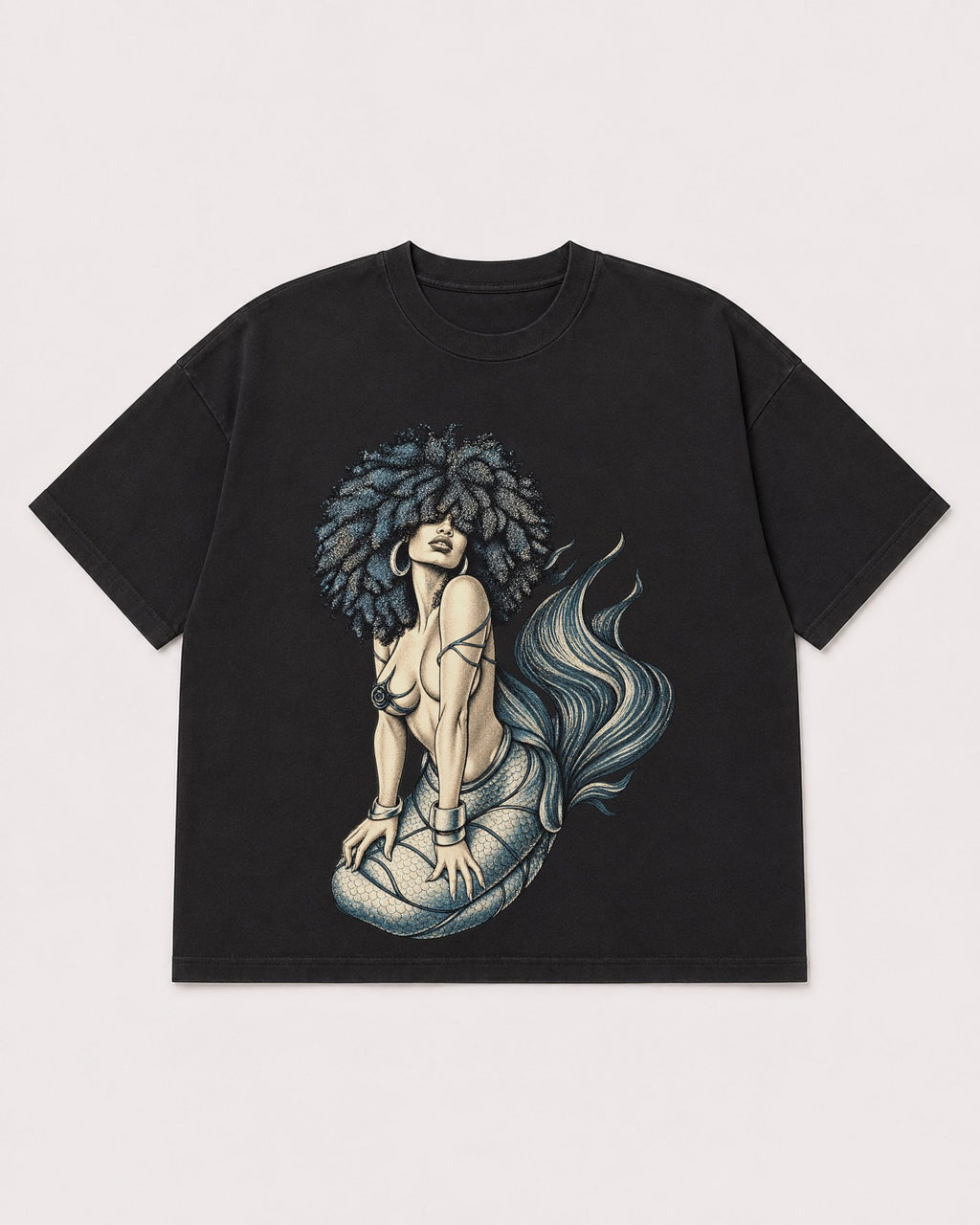 Mockup Boxy Heavyweight Tee Black product