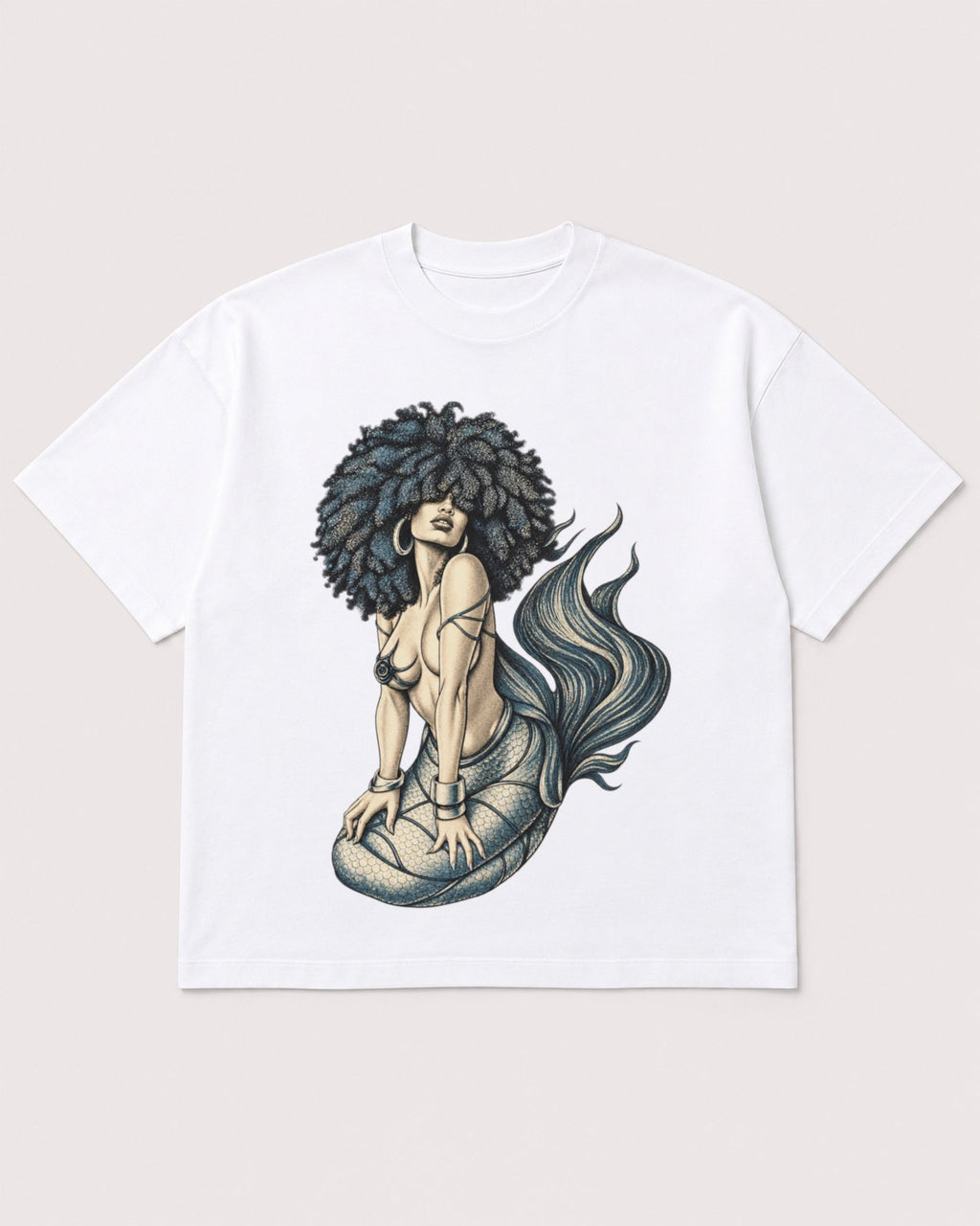 Mockup Boxy Heavyweight Tee White product