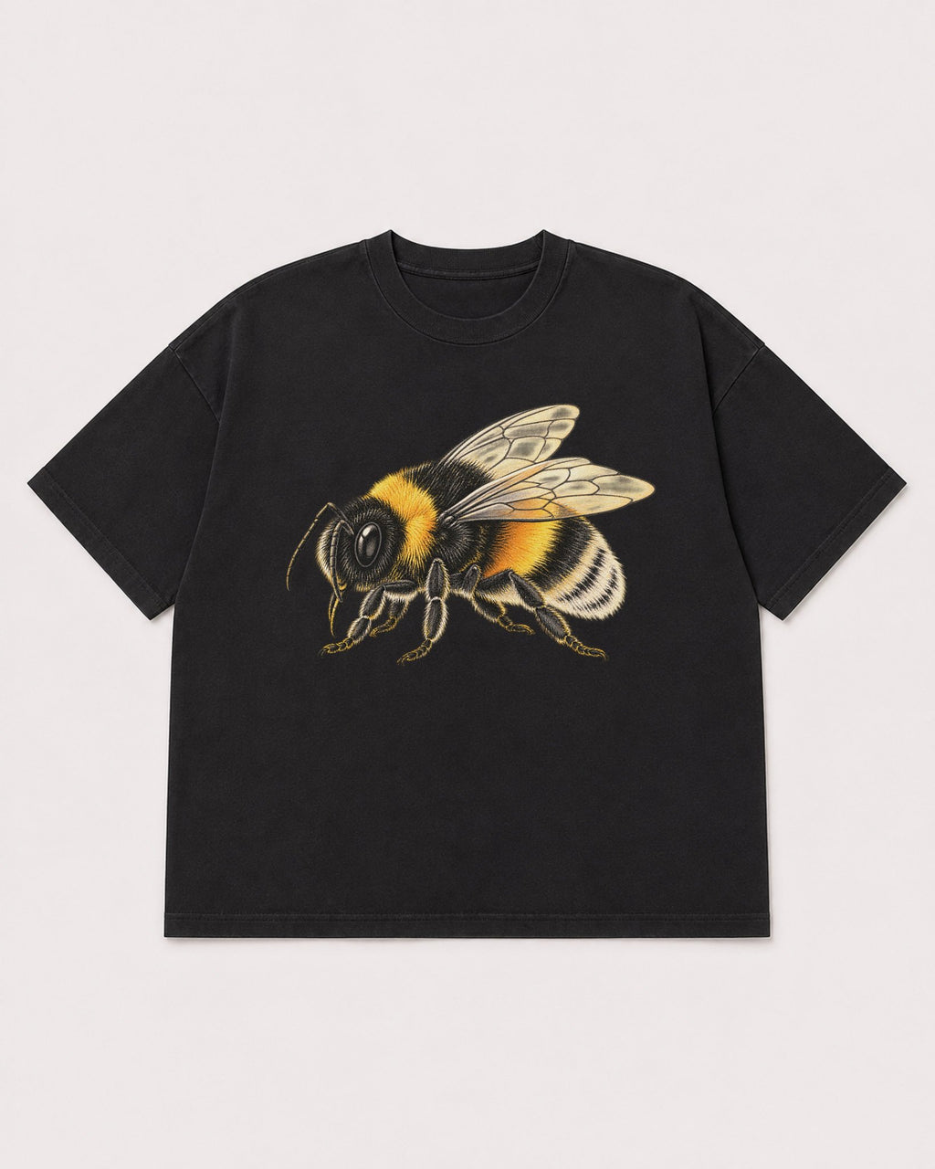 Mockup Boxy Heavyweight Tee Black product