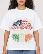 Mockup Boxy Heavyweight Tee White female close-up 10