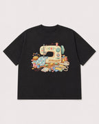 Mockup Boxy Heavyweight Tee Black product