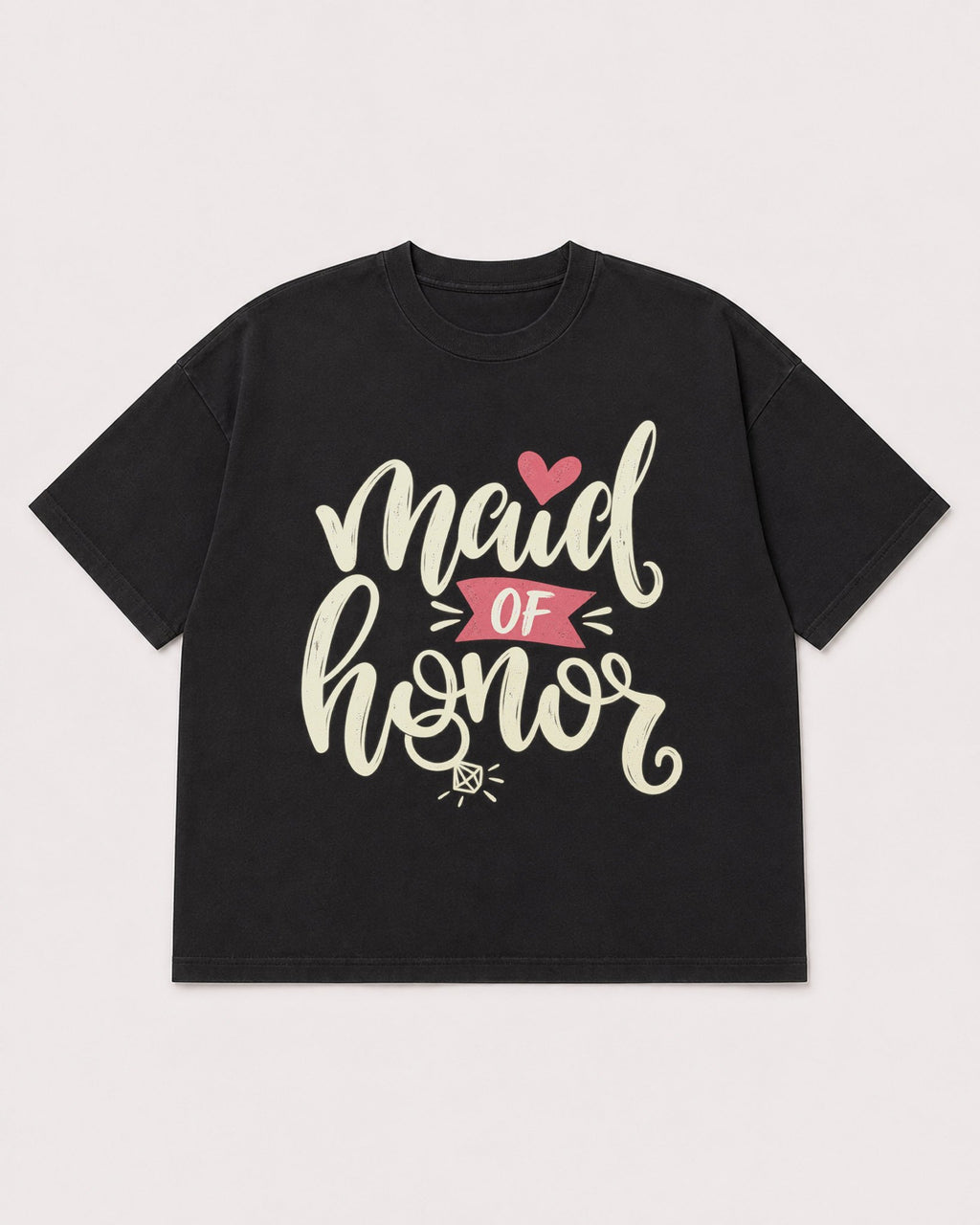 Mockup Boxy Heavyweight Tee Black product