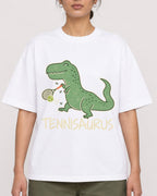 Mockup Boxy Heavyweight Tee White female close-up 17