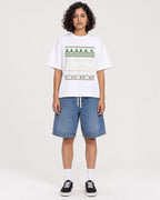 Mockup Boxy Heavyweight Tee White female full-body 26