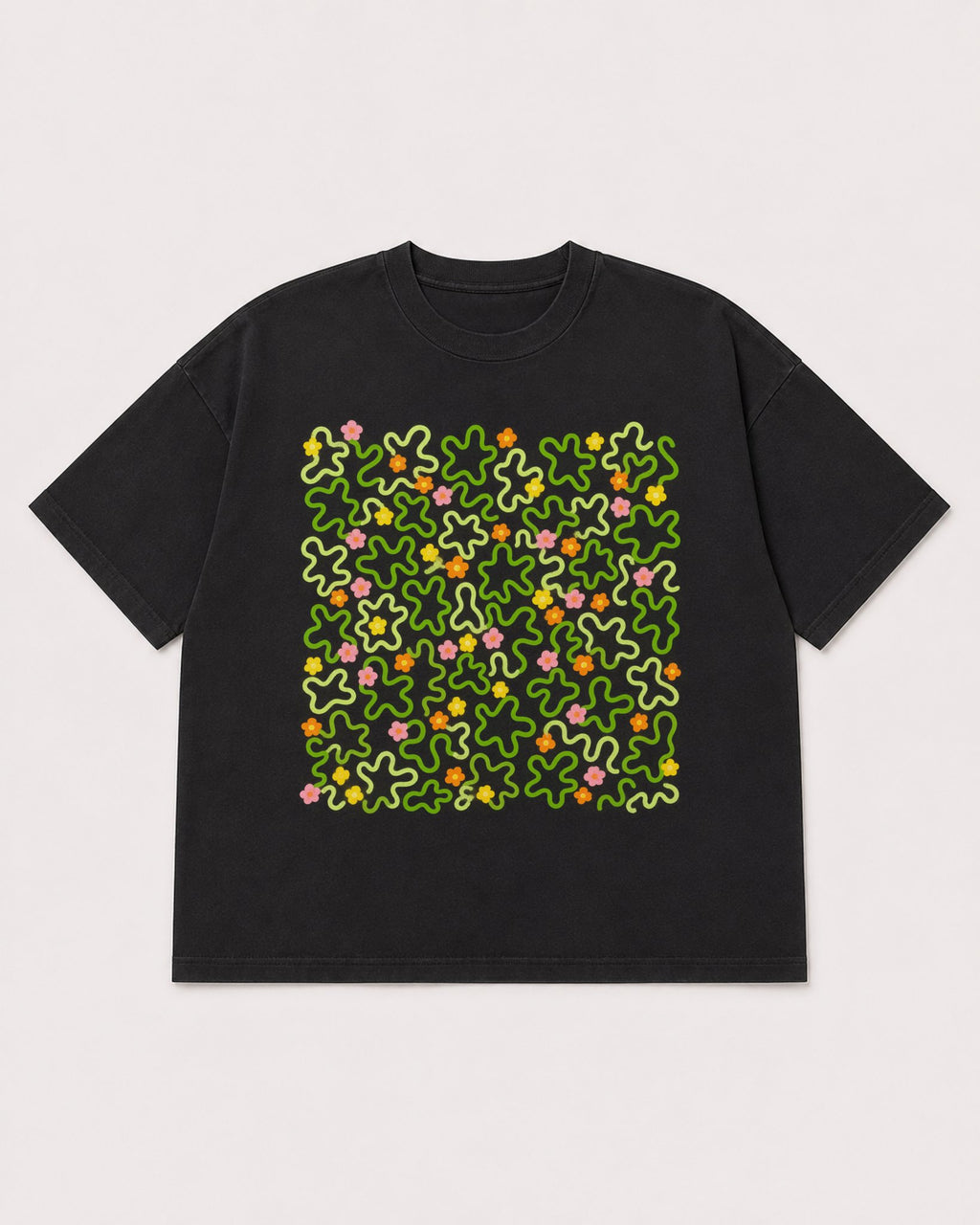 Mockup Boxy Heavyweight Tee Black product