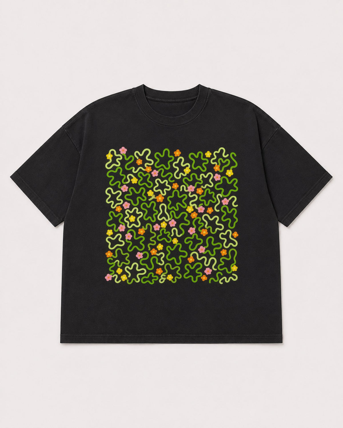 Mockup Boxy Heavyweight Tee Black product
