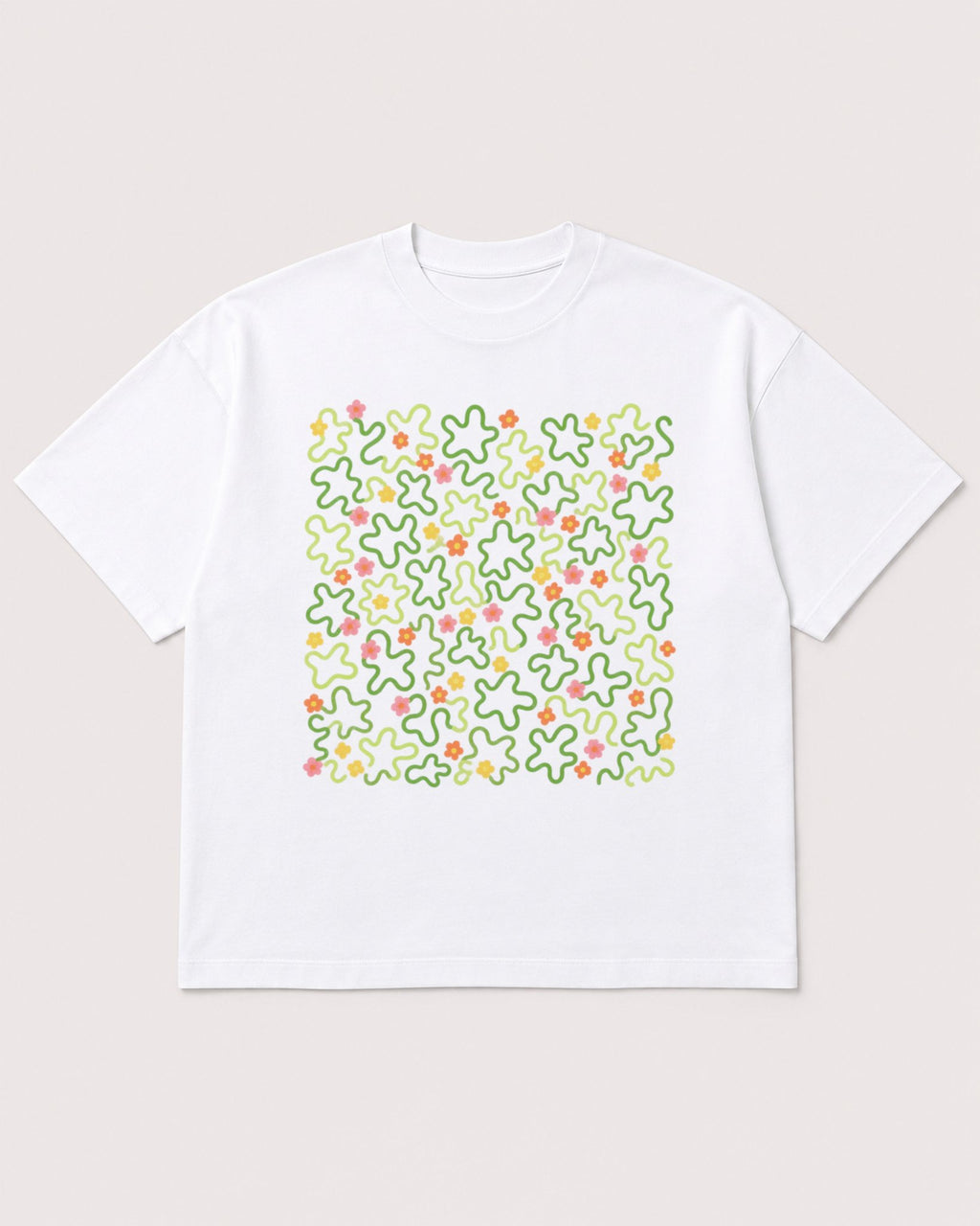 Mockup Boxy Heavyweight Tee White product