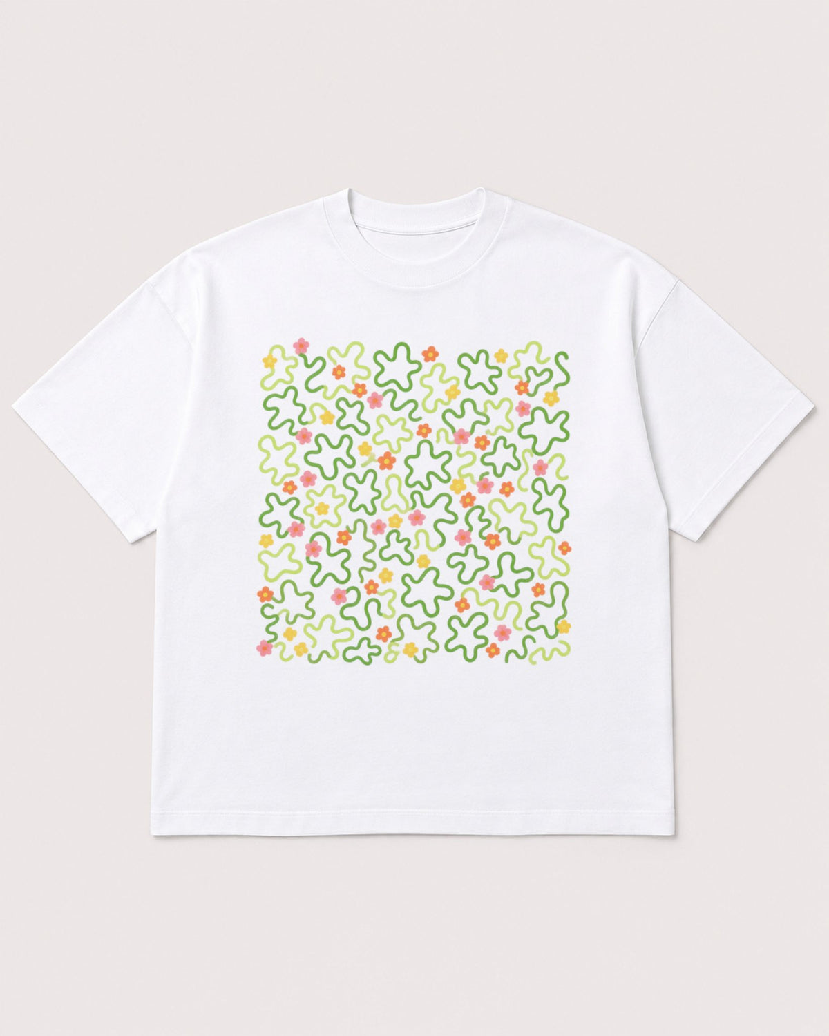 Mockup Boxy Heavyweight Tee White product