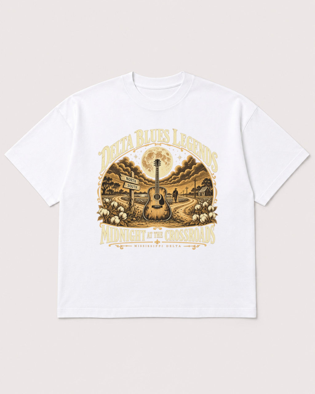 Mockup Boxy Heavyweight Tee White product
