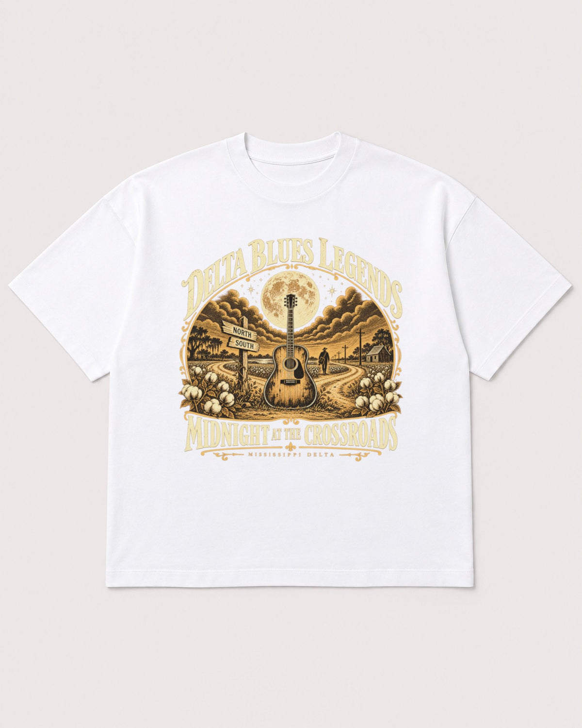 Mockup Boxy Heavyweight Tee White product