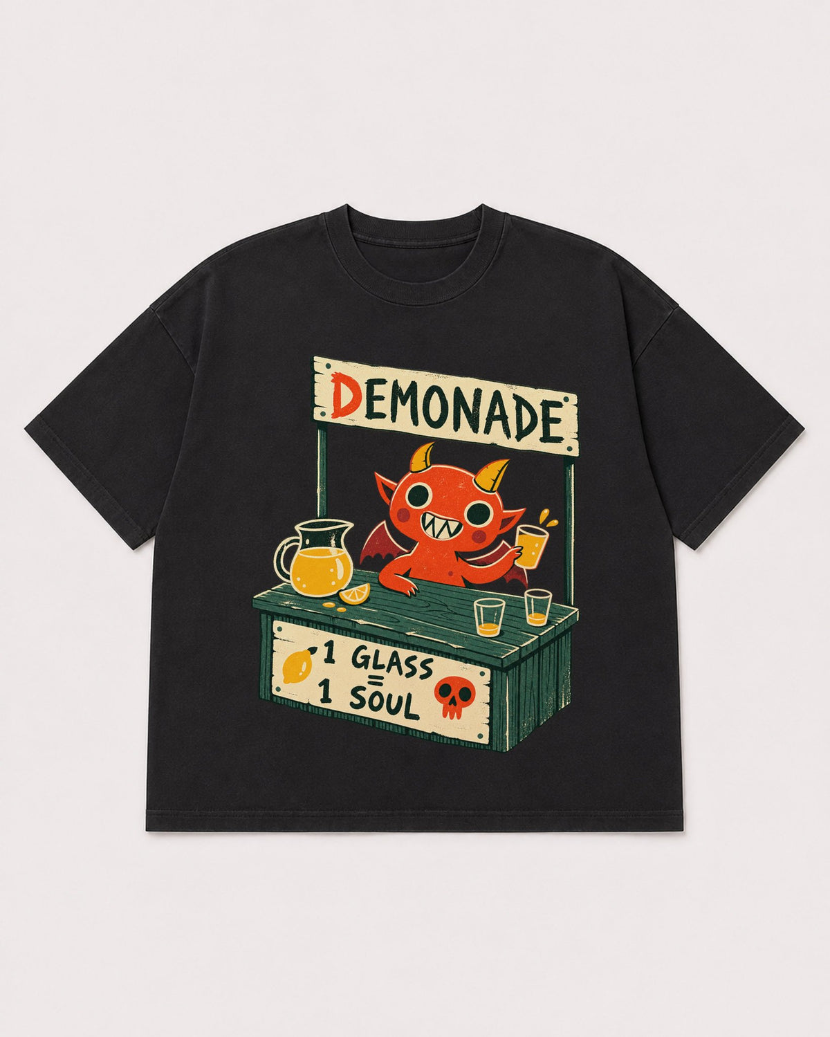 Mockup Boxy Heavyweight Tee Black product
