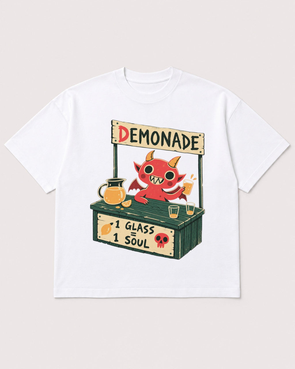 Mockup Boxy Heavyweight Tee White product