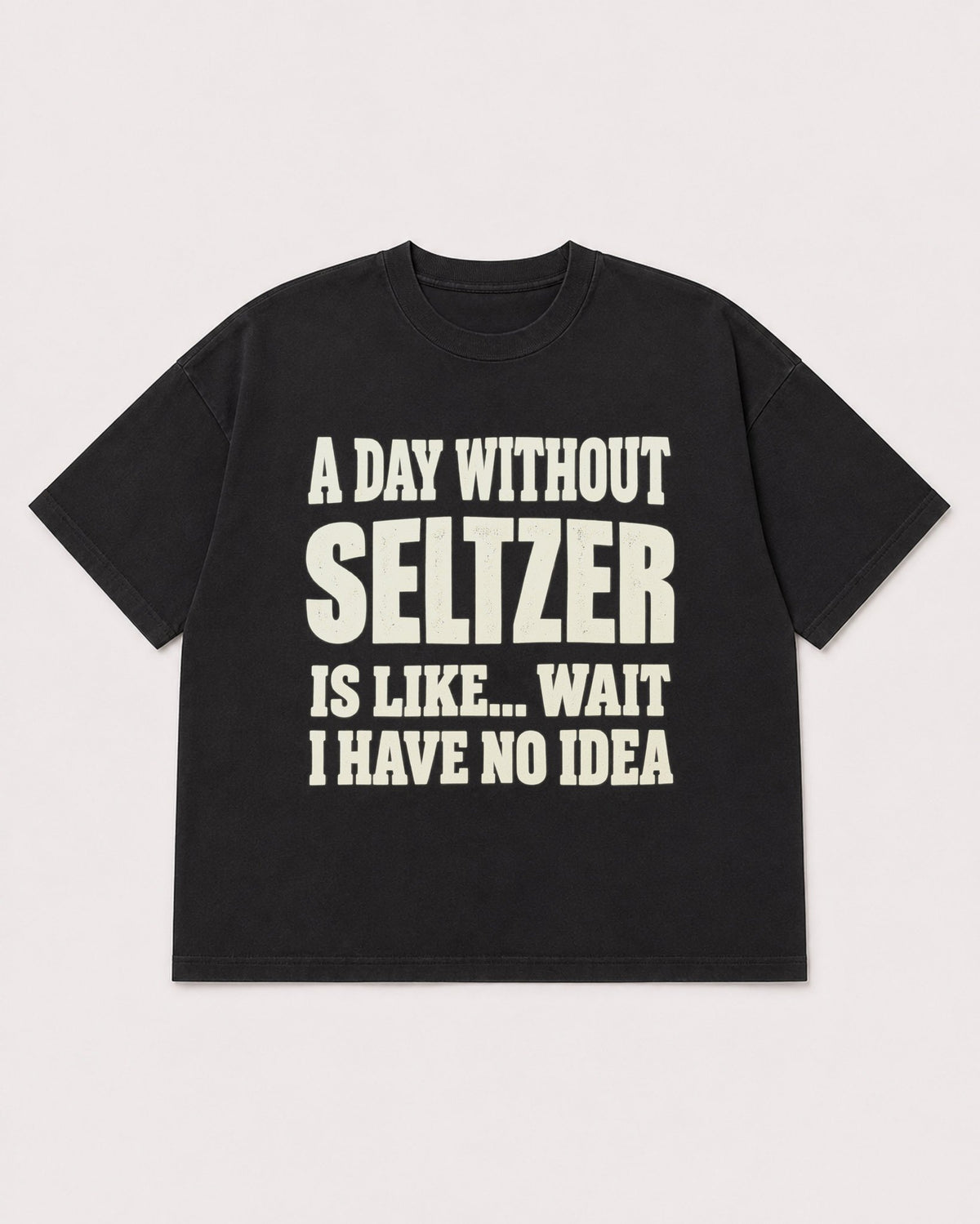 Mockup Boxy Heavyweight Tee Black product