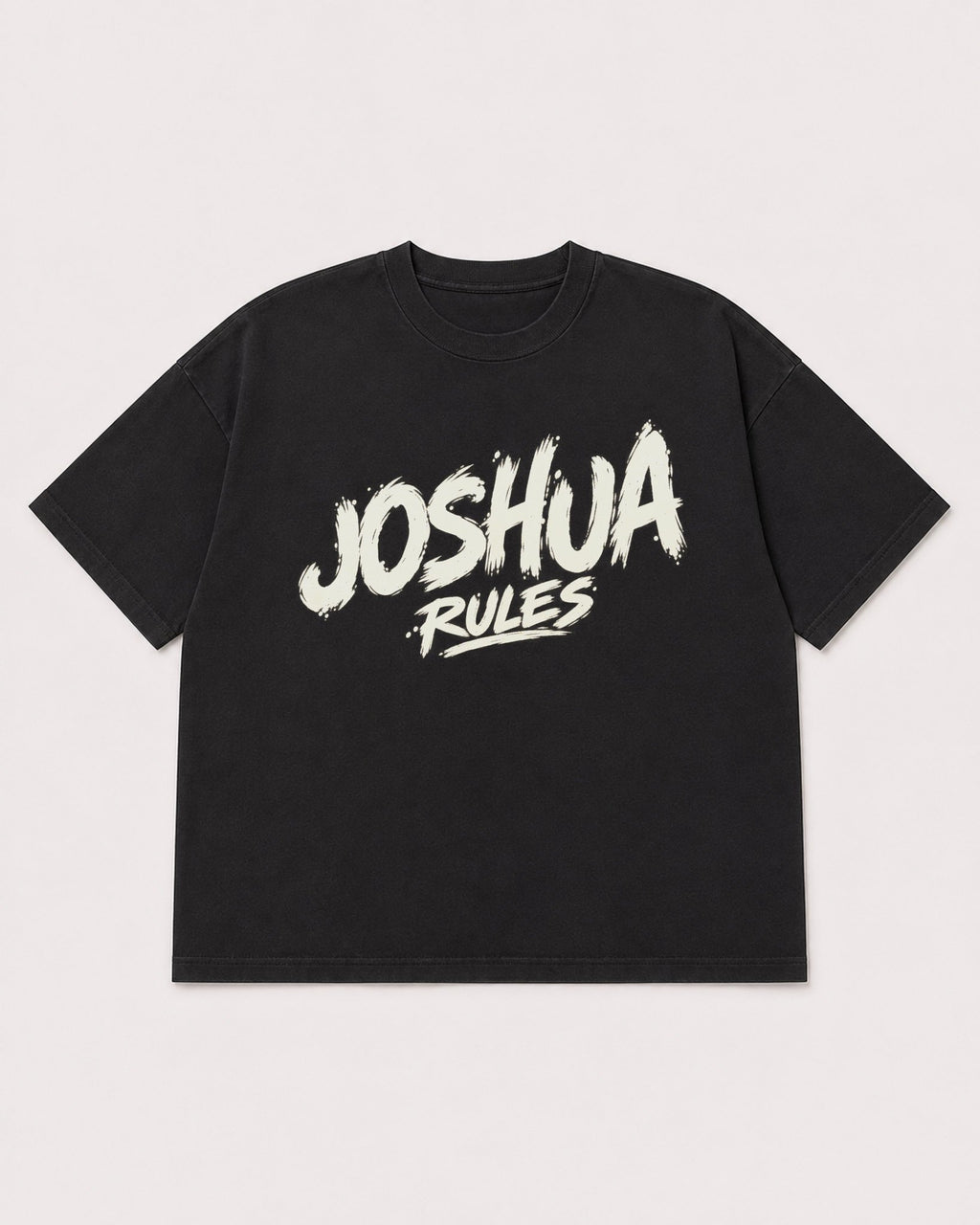 Mockup Boxy Heavyweight Tee Black product