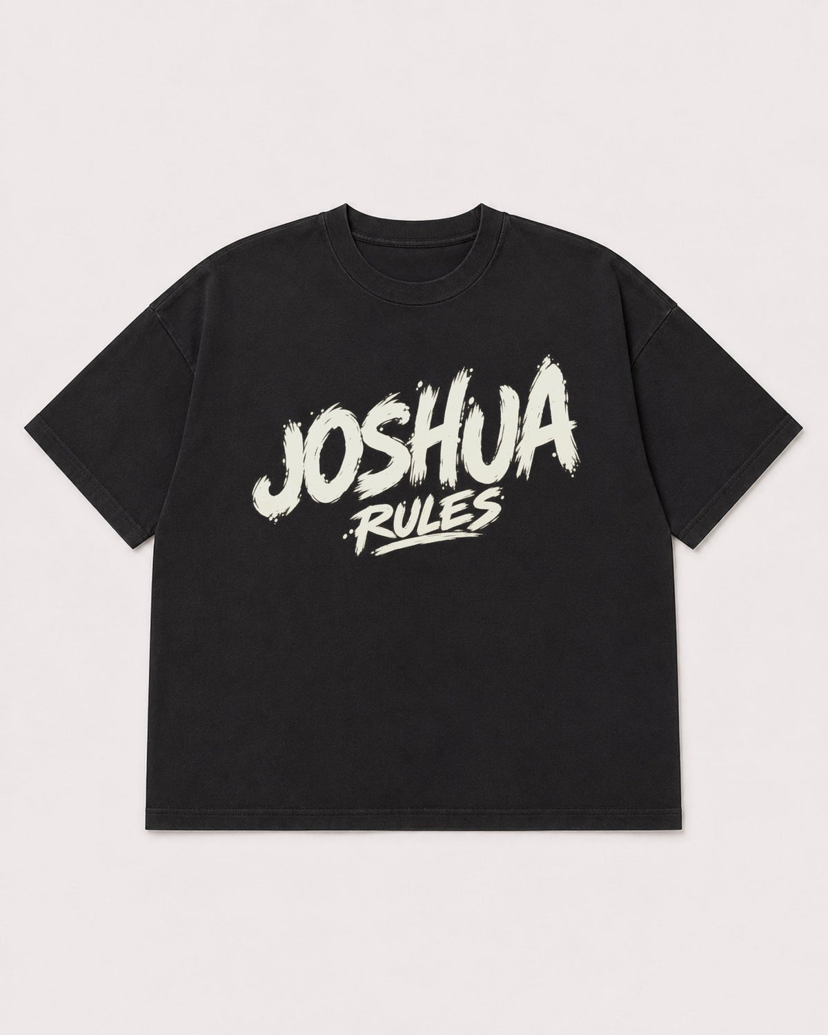 Mockup Boxy Heavyweight Tee Black product