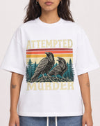 Mockup Boxy Heavyweight Tee White female close-up 06