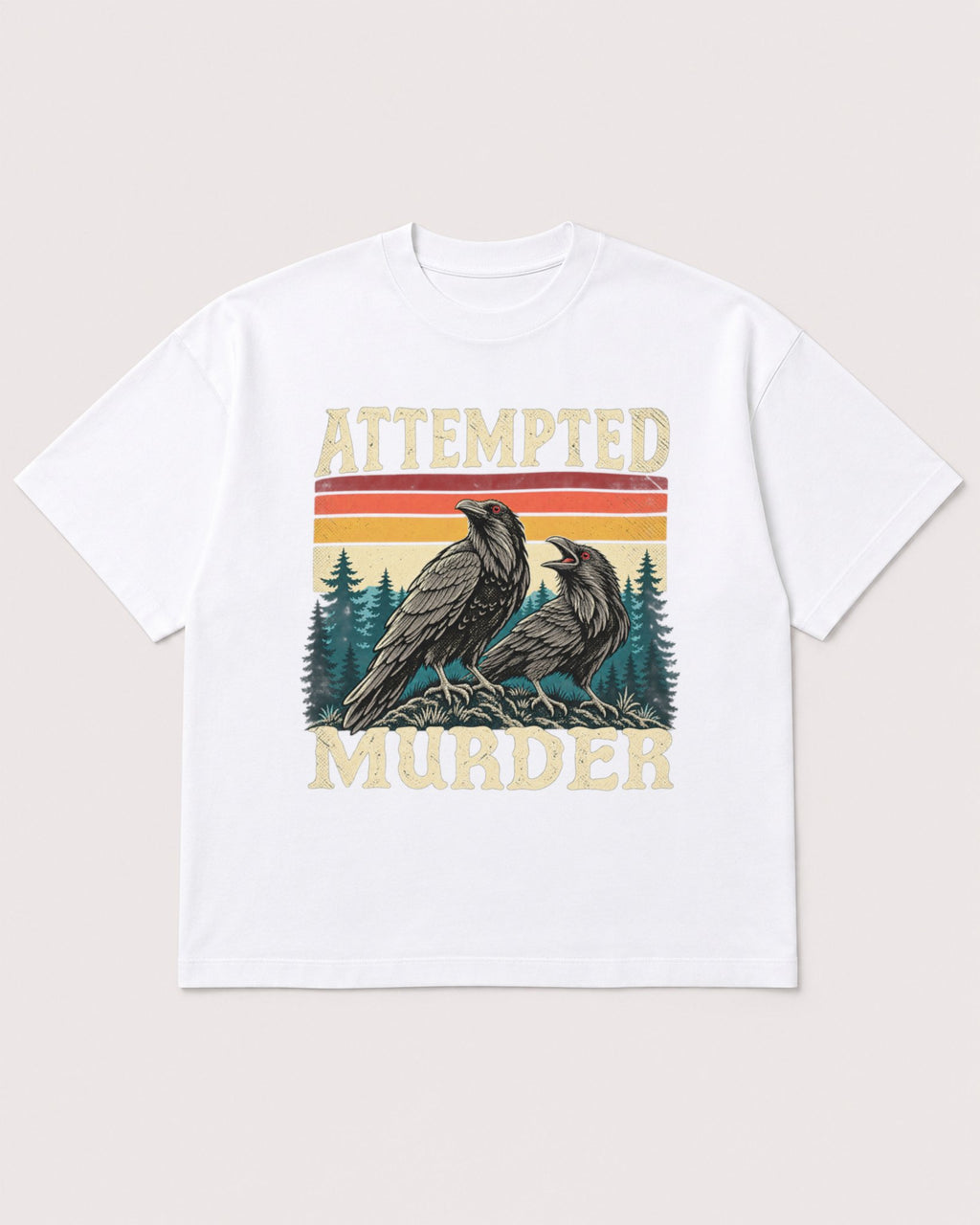 Mockup Boxy Heavyweight Tee White product