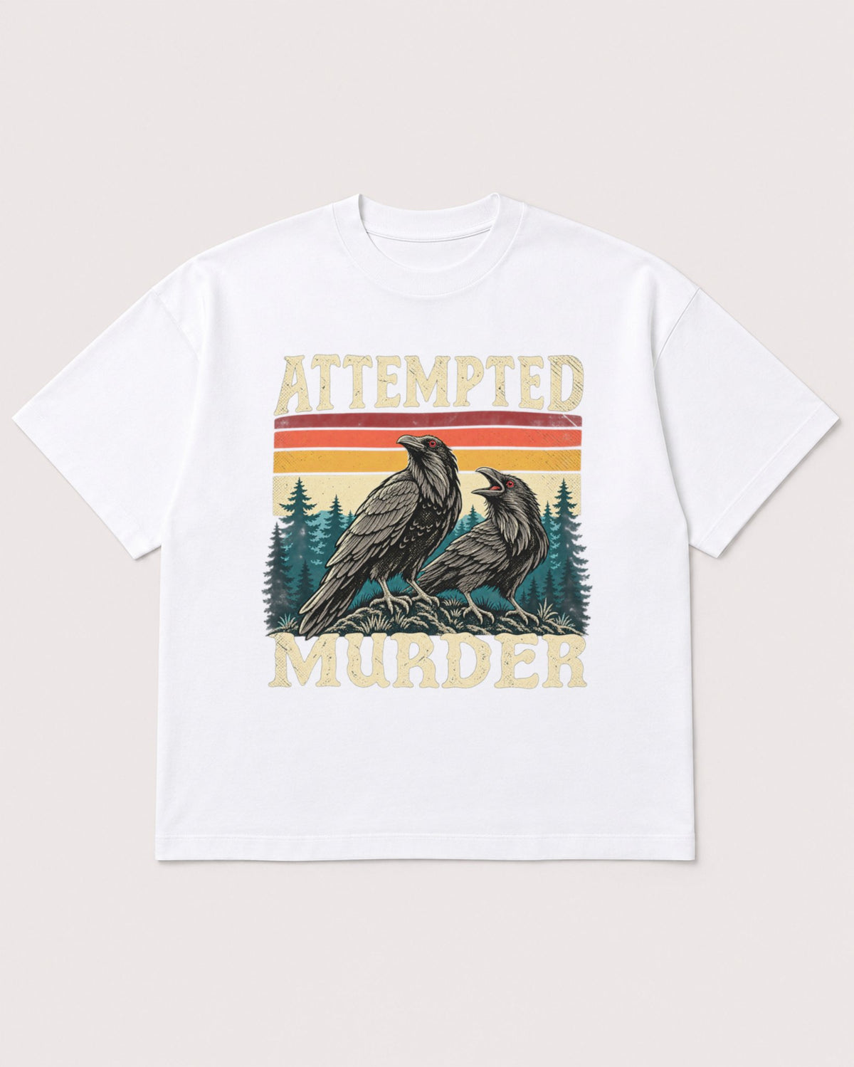 Mockup Boxy Heavyweight Tee White product
