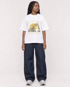 Mockup Boxy Heavyweight Tee White female full-body 04