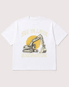 Mockup Boxy Heavyweight Tee White product
