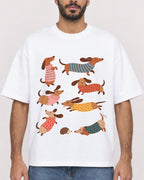 Mockup Boxy Heavyweight Tee White male close-up 07