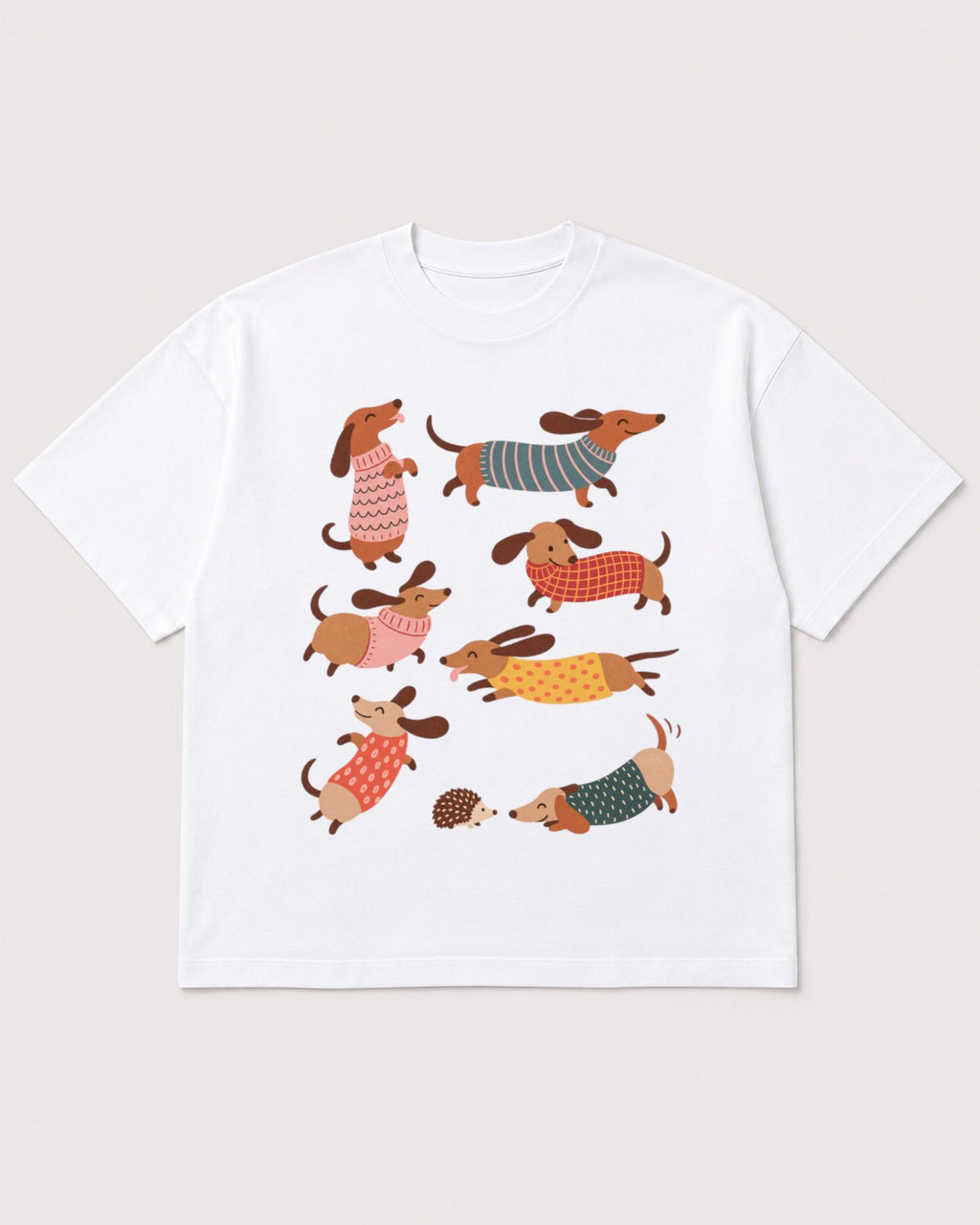 Mockup Boxy Heavyweight Tee White product