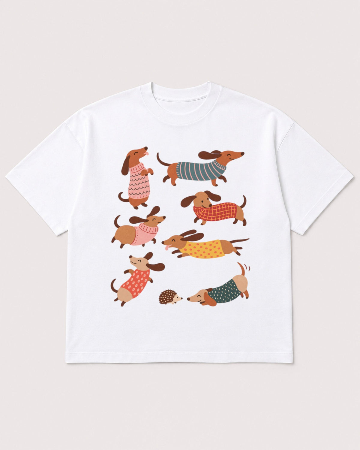 Mockup Boxy Heavyweight Tee White product