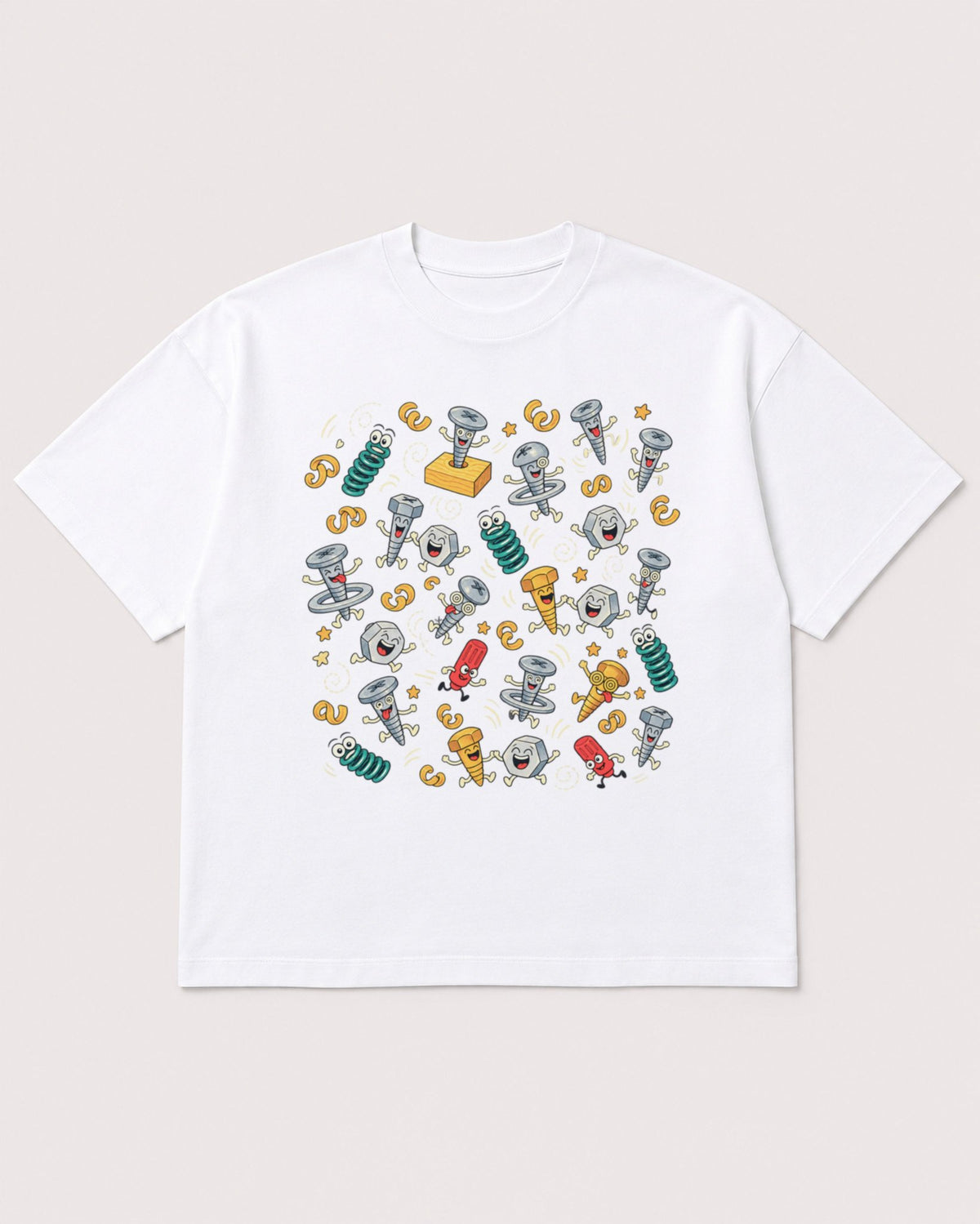 Mockup Boxy Heavyweight Tee White product