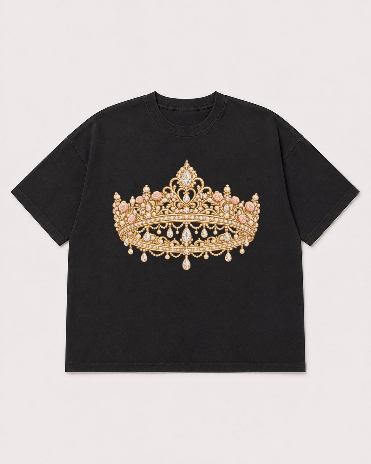 Mockup Boxy Heavyweight Tee Black product