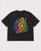 Mockup Boxy Heavyweight Tee Black product