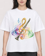 Mockup Boxy Heavyweight Tee White female close-up 13