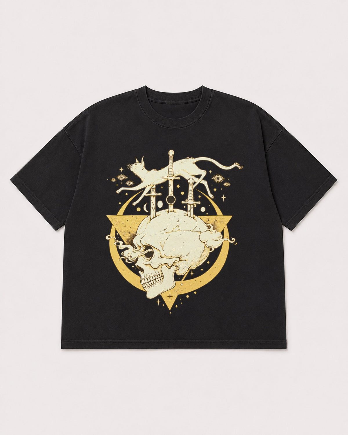 Mockup Boxy Heavyweight Tee Black product