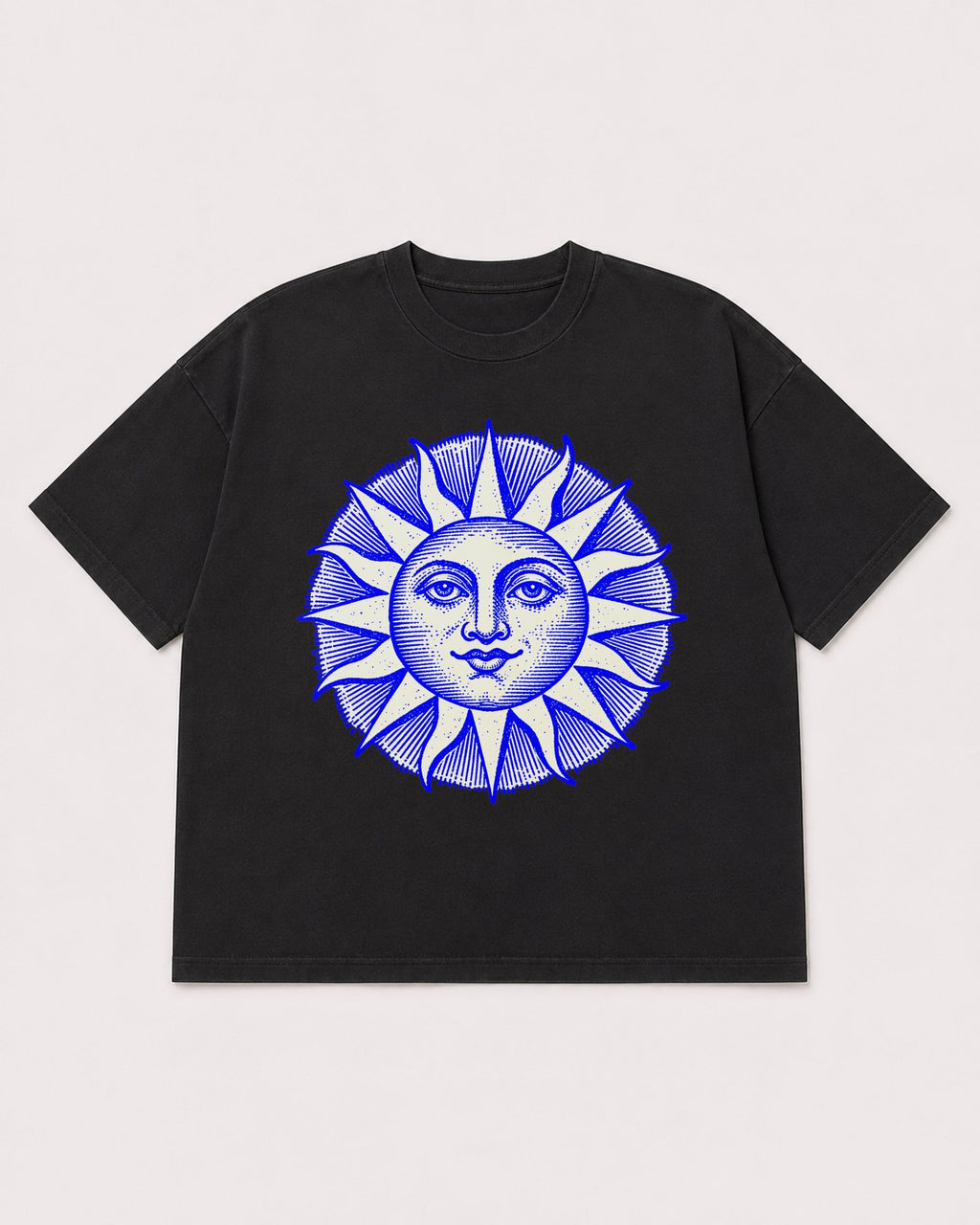 Mockup Boxy Heavyweight Tee Black product