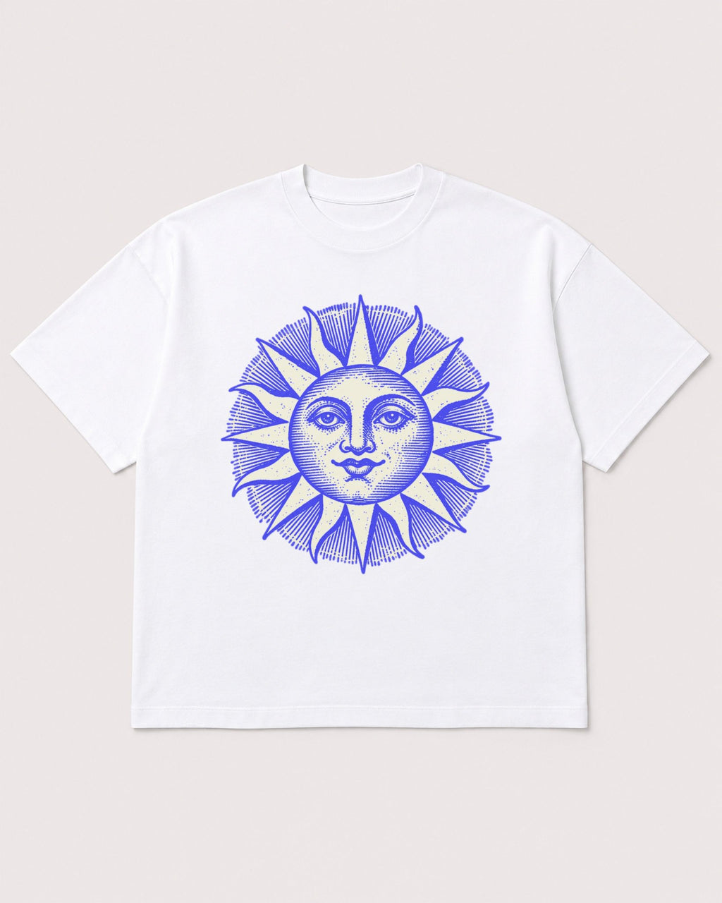 Mockup Boxy Heavyweight Tee White product